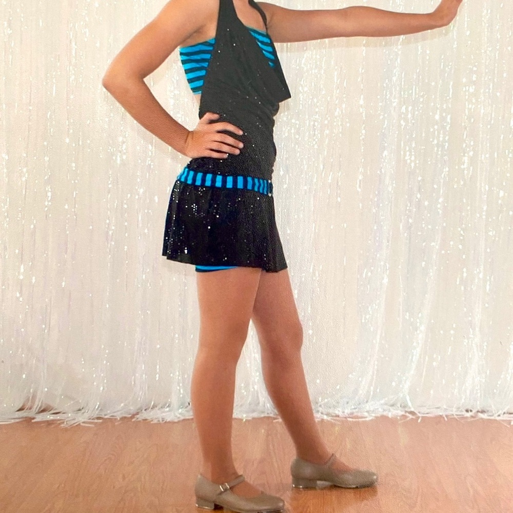 Weissman Black and Blue Costume